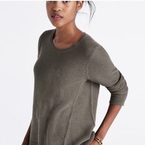 Mustard riverside sweater madewell